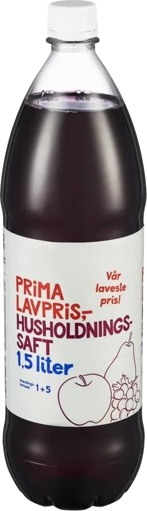Husholdningssaft 1,5 l