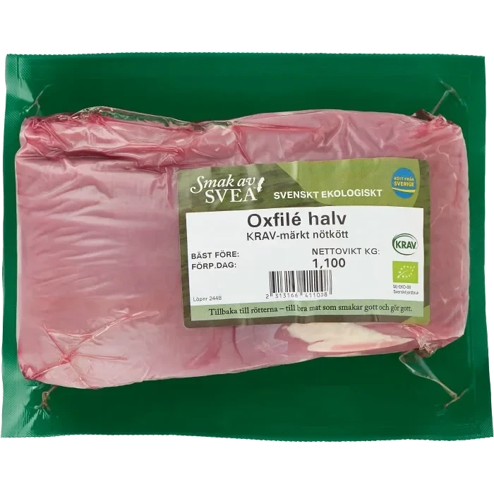Oxfilé Färsk halv ca 1,1kg KRAV Smak av Svea