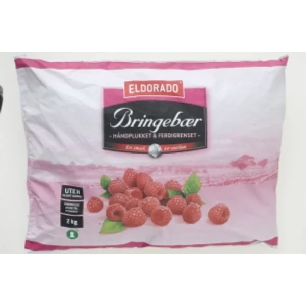 Bringebær Fryste 2kg Eldorado