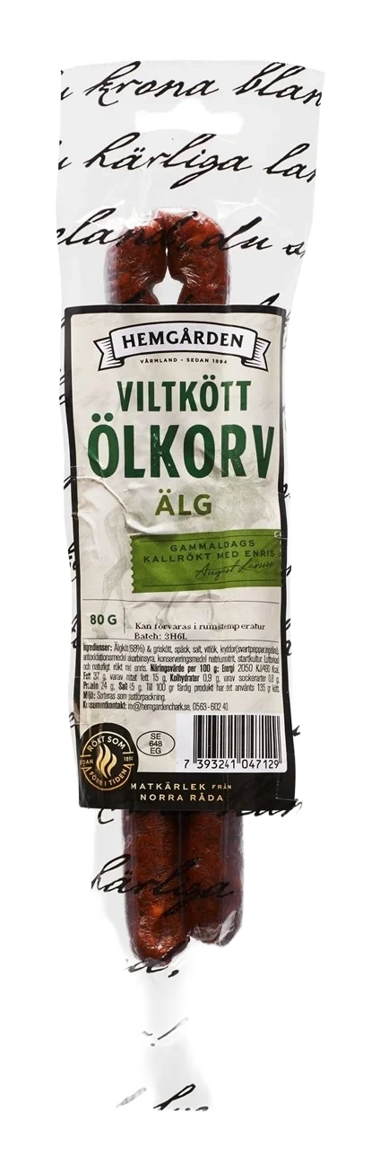 ölkorv älg