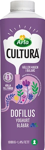 Cultura® Dofilus yoghurt blåbär