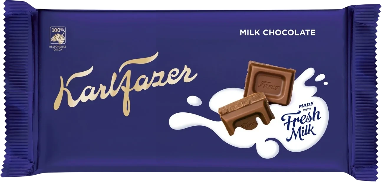 Karl Fazer Melkesjokoladeplate 145g