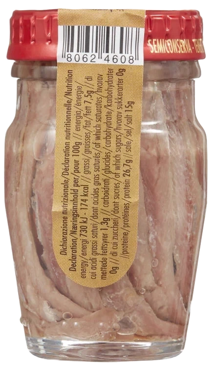 Ansjosfilet Italiensk 80g Caracucina