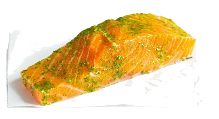 Laksefilet m/Skinn Marinert 125g pr stykk