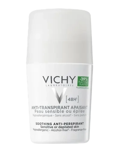 Vichy 48H Soothing Antiperspirant deodorant uten parfyme 50 ml