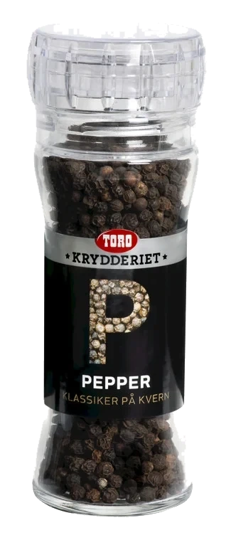 Pepper sort hel krydd.kvern   65g