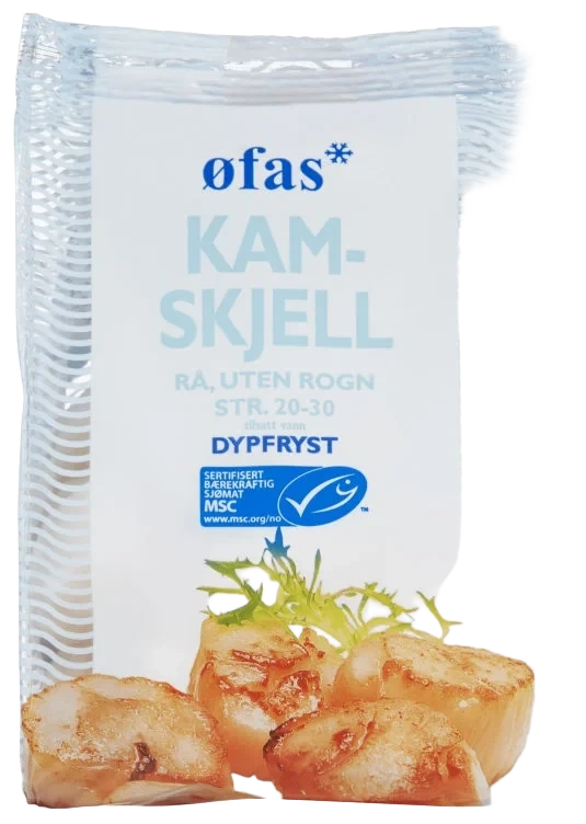 Øfas Msc Kamskjell u/Rogn 360g