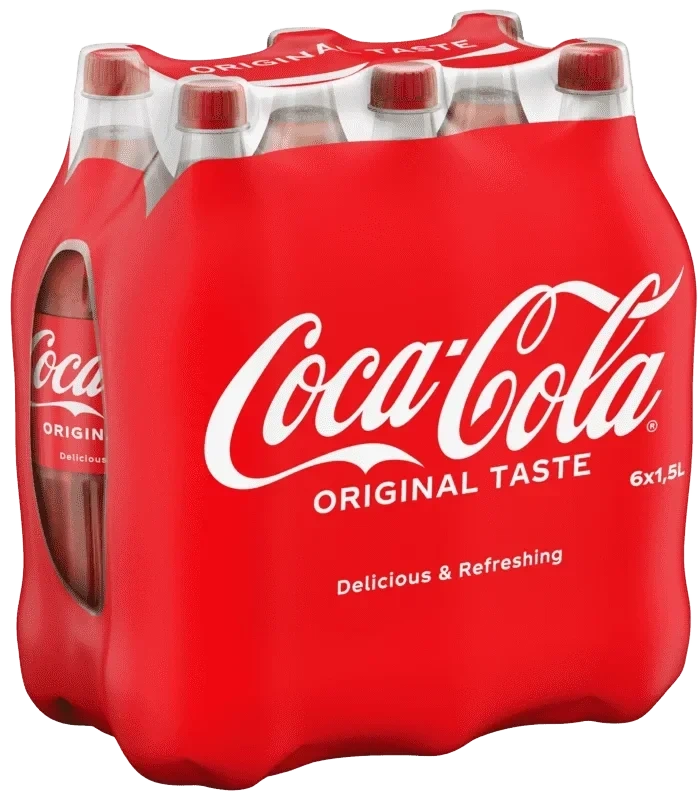 Coca-Cola 6stk x 1,5l, 9l