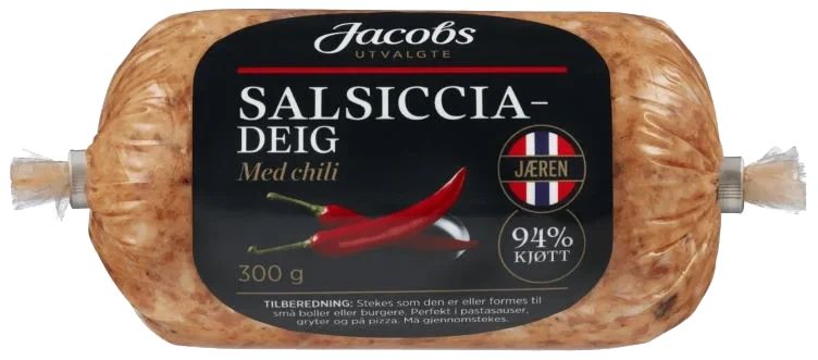 Salsicciadeig Chili 300g Jacobs Utvalgte