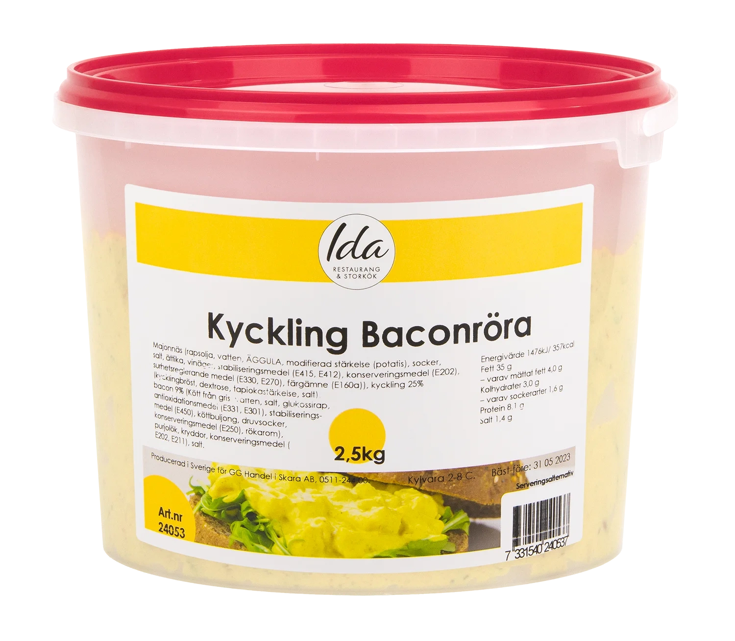 Kyckling Baconröra