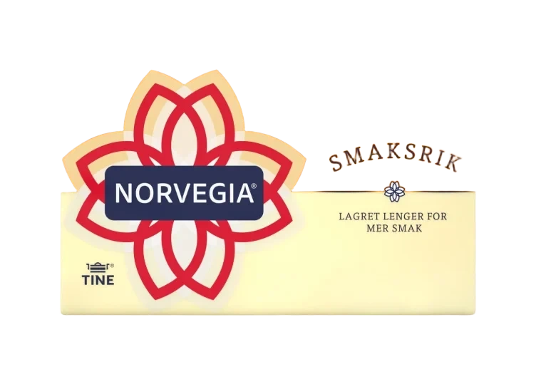 Norvegia Smaksrik 830g Tine