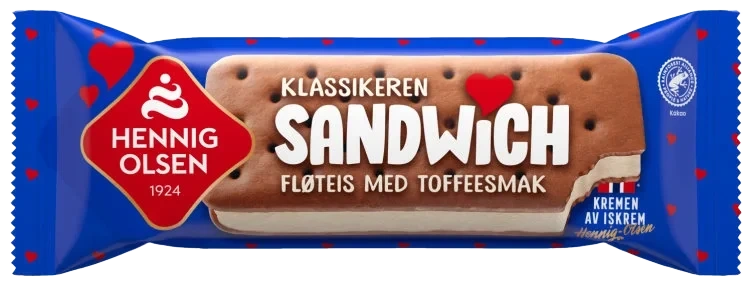Sandwich Toffee 110ml Hennig-Olsen
