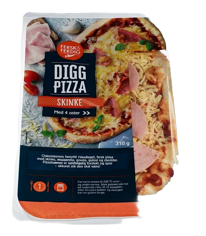 Pizza M Skinke Fersk&Ferdig