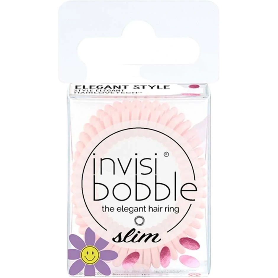 Invisibobble Slim Retro Dreamin' Cuter Than You Pink