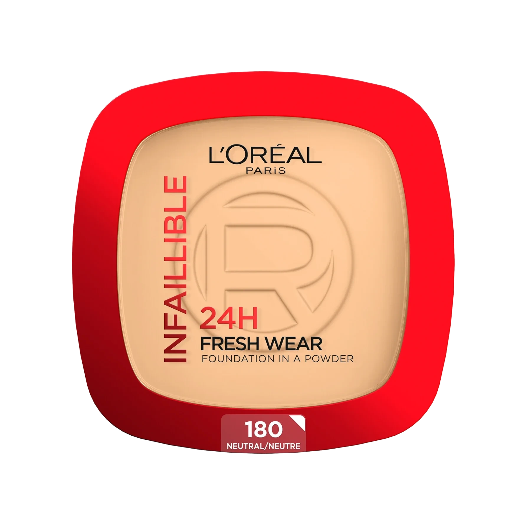 L'Oréal Paris Infaillible 24H Fresh Wear Foundation in a Powder 180 Neutral Undertone