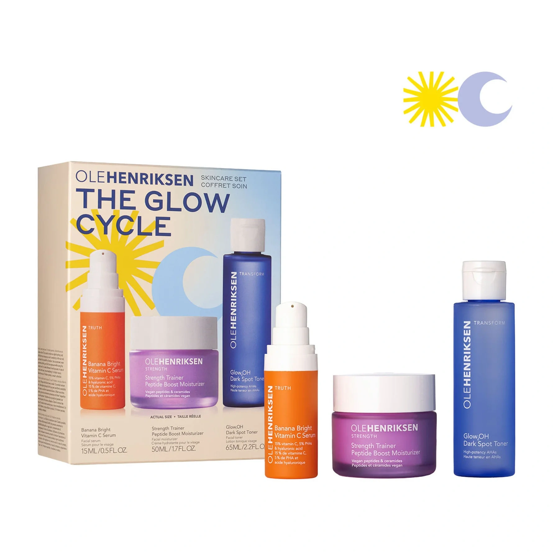 Ole Henriksen Glow Icons Set 65 ml + 50 ml + 15 ml