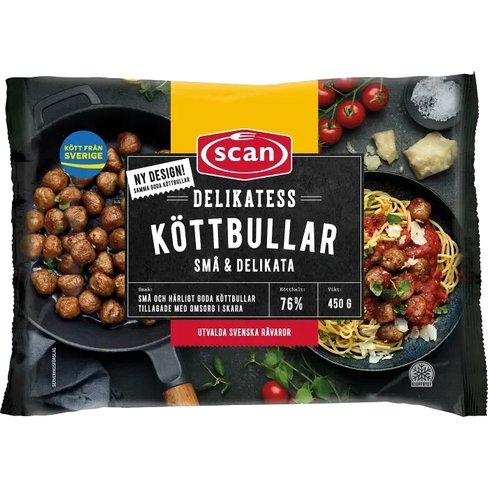 Delikatessköttbullar 450g Scan