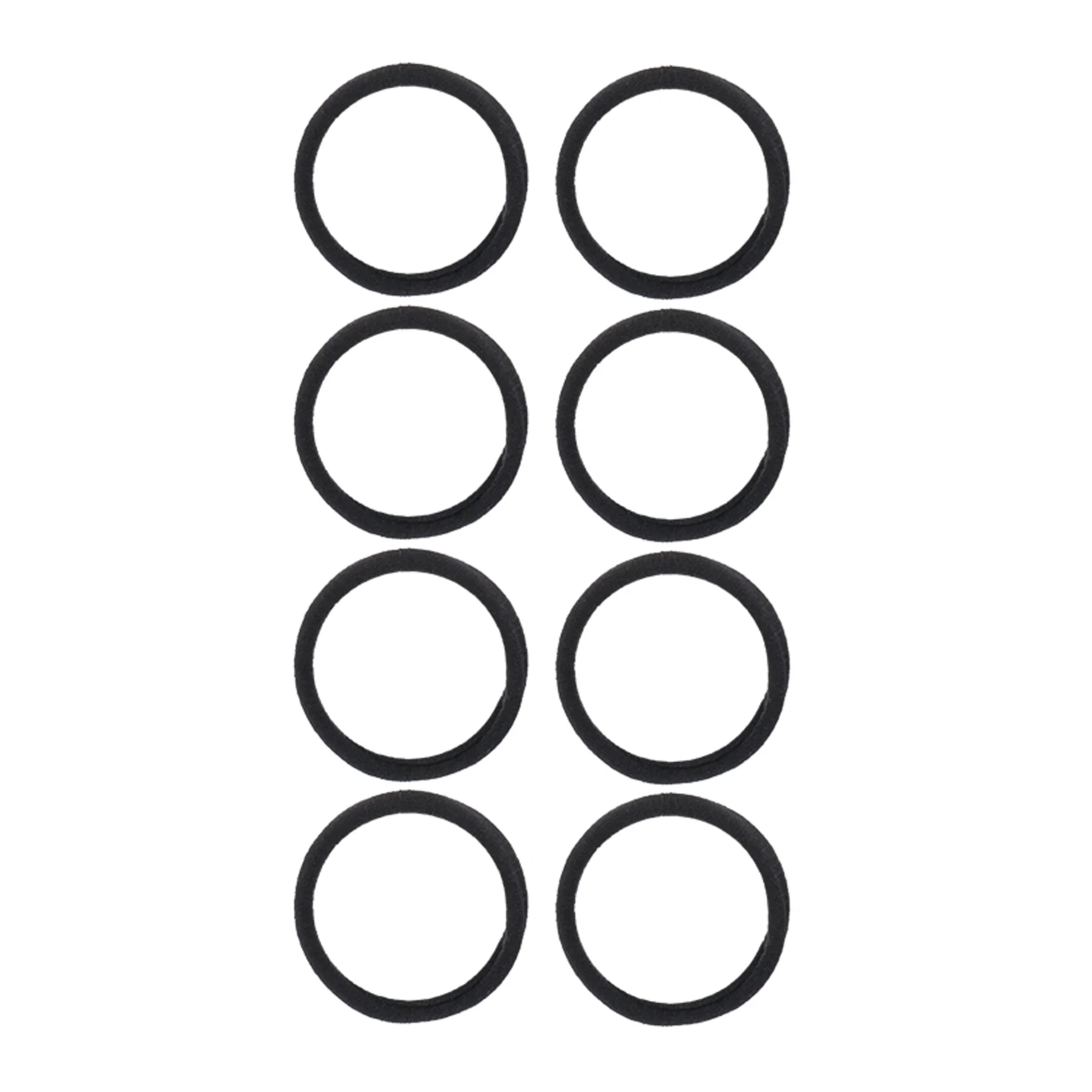 KICKS Beauty Soft Rolled Ties 8-pack Black