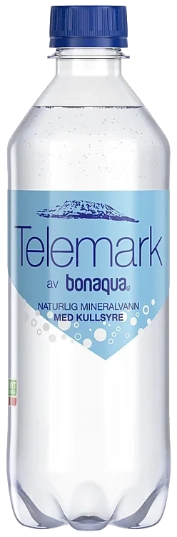 Telemark kildevann m/kullsyre naturell   24x0,5l