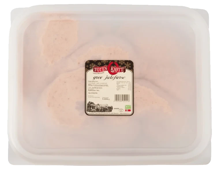 Grov Julefarse 5kg Toten Kjøtt
