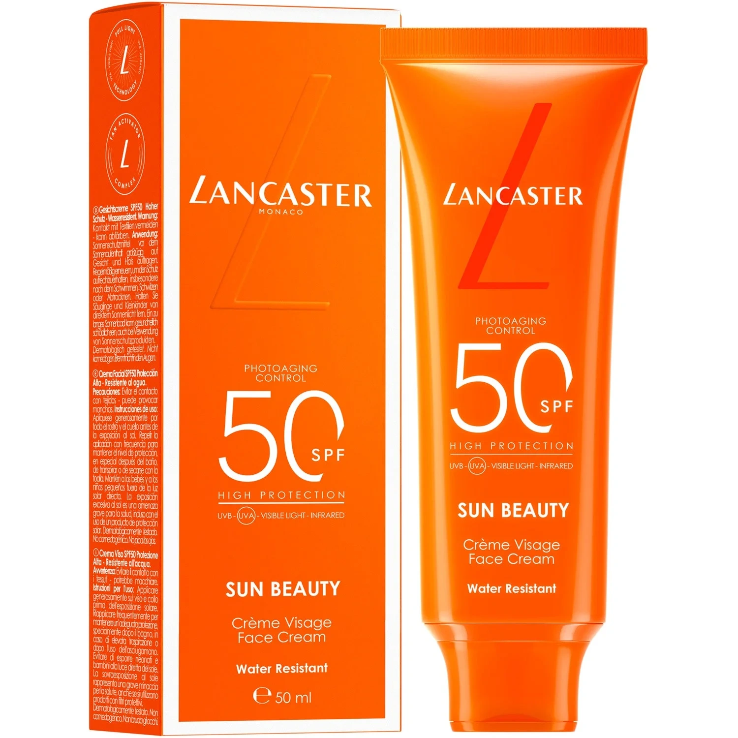 Lancaster Sun Beauty Face Cream SPF50 High Protection
