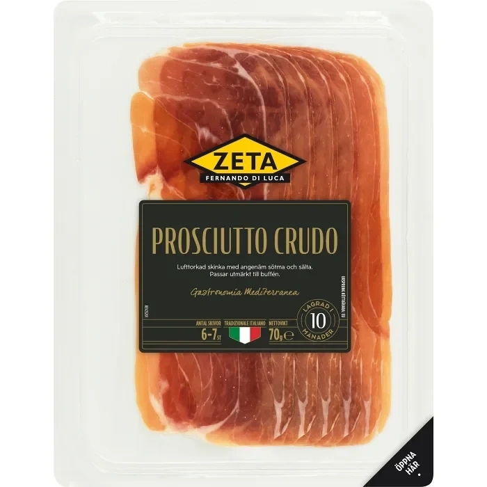Skinka LufttorkadProsciutto Crudo 70g Zeta