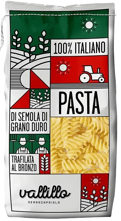 Pasta Fusilloni 500g Vallillo Serracapriola