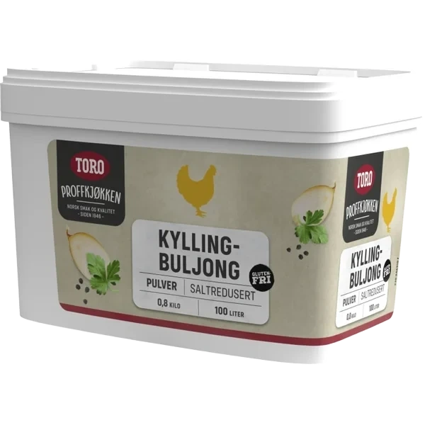 Toro Kyllingbuljong Saltred 800g