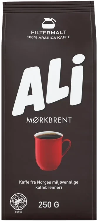 Ali Mørkbrent Filtermalt 250g