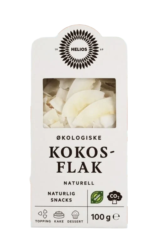 Helios Kokosflak naturell 100 gr
