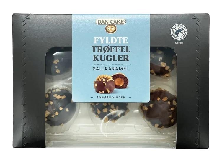 Trøffelkuler fylte salt karamel  210g
