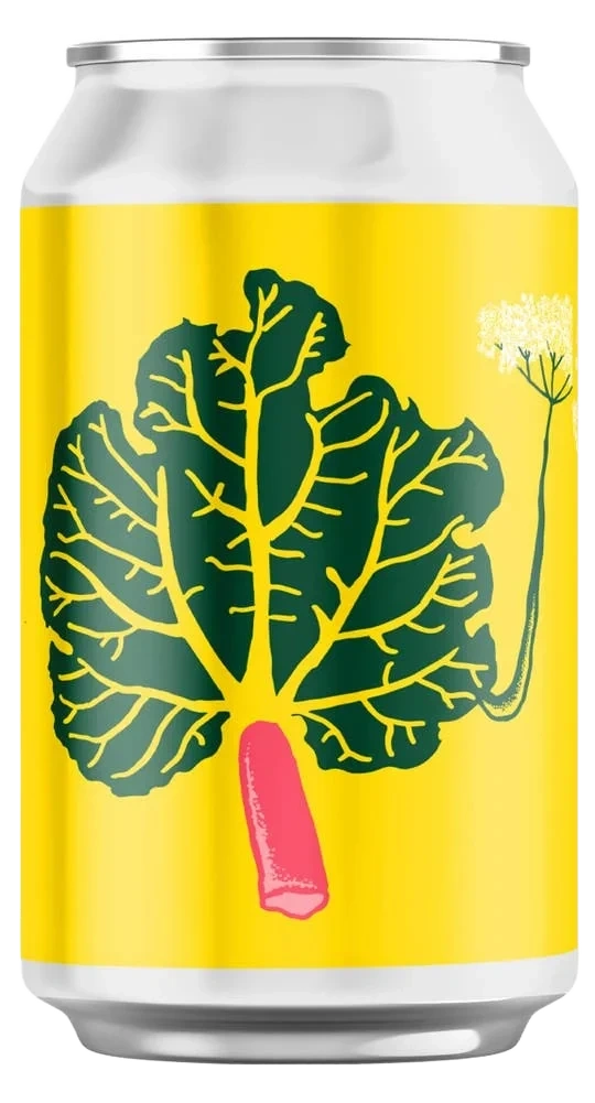 Fruktsmekk rabarbra- og hylleblomstbrus