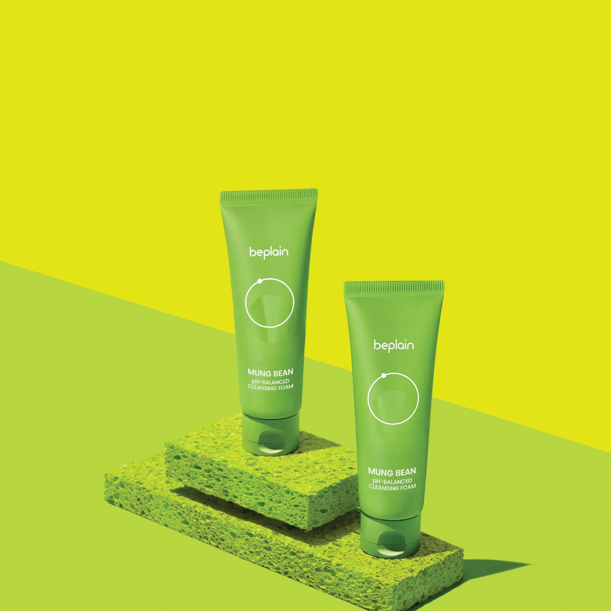 Beplain Mung Bean pH Balanced Cleansing Foam, 80 ml