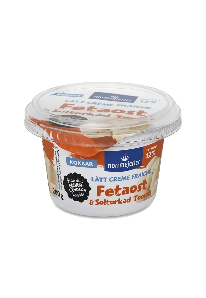 L CremeFraiche 12% Fetaost/Solt t