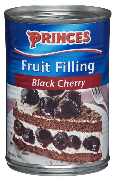Kirsebær Fyll Sort 410g Princes