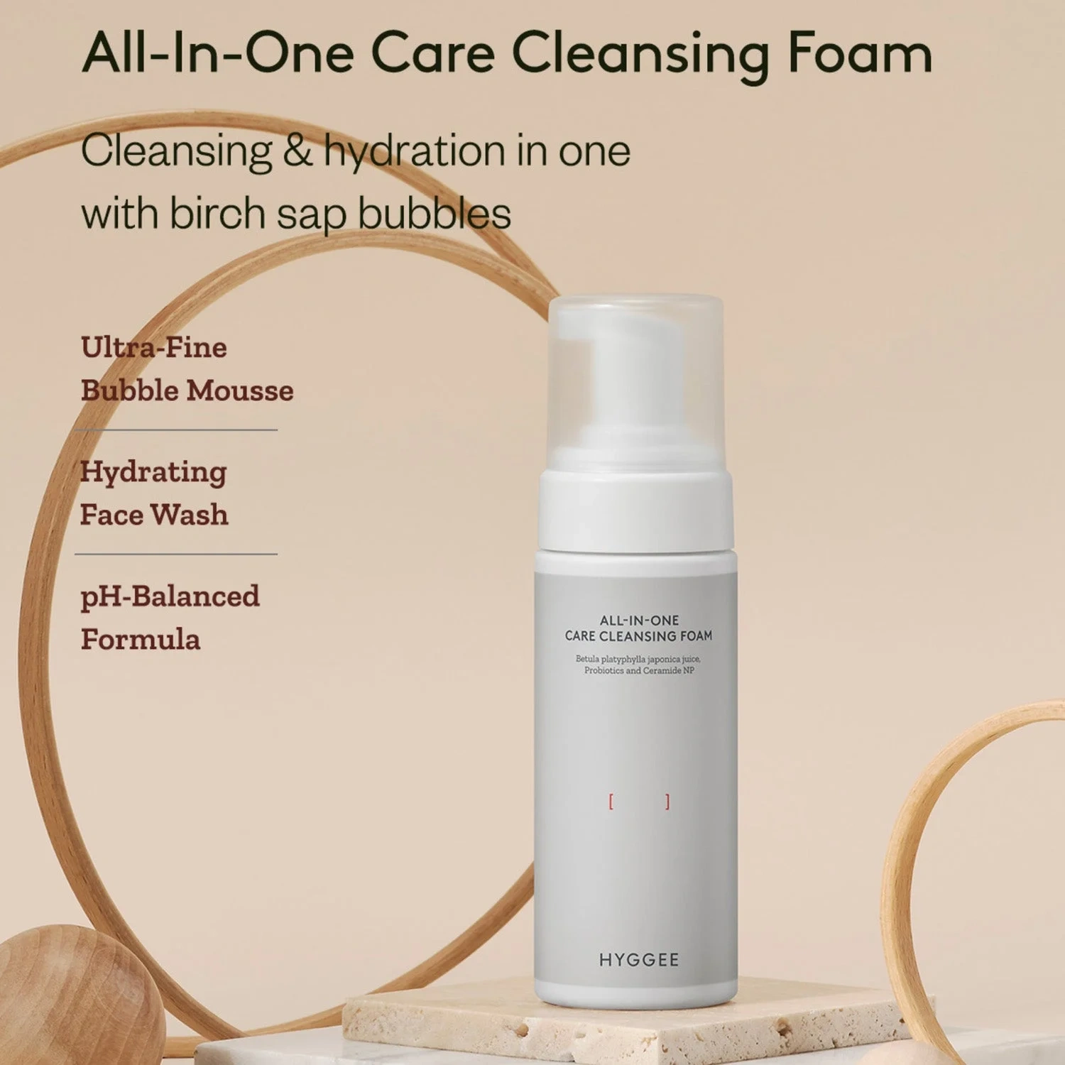 Hyggee All-In-One Care Cleansing Foam 150 ml