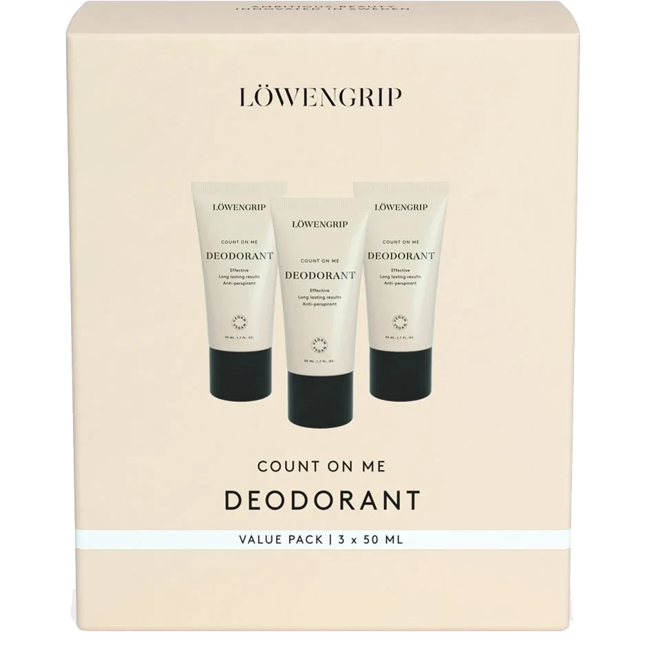 Löwengrip Count On Me Deodorant 3-pack