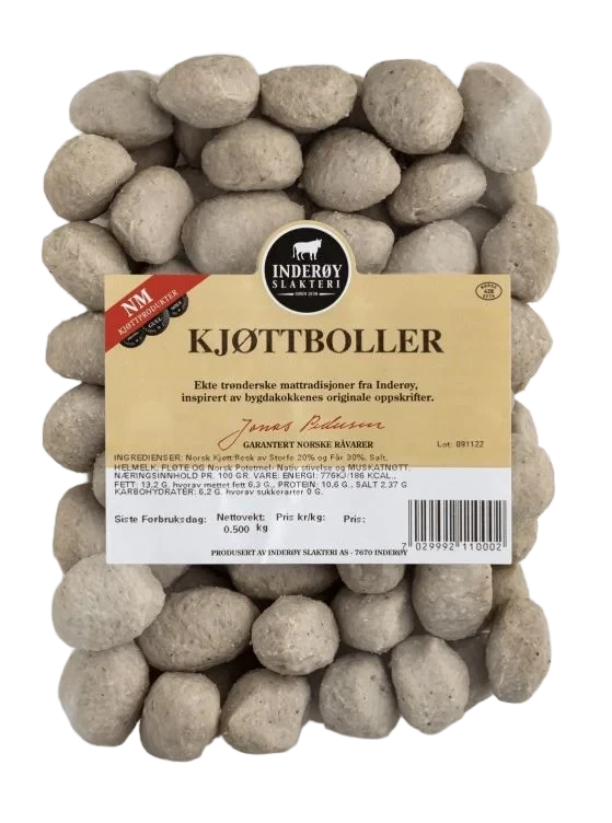 Kjøttboller, Inderøy Slakteri