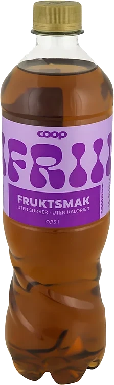 Leskedrikk frii m/fruktsmak u/sukker 0,75l