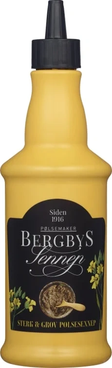 Sennep Sterk 465g Bergbys