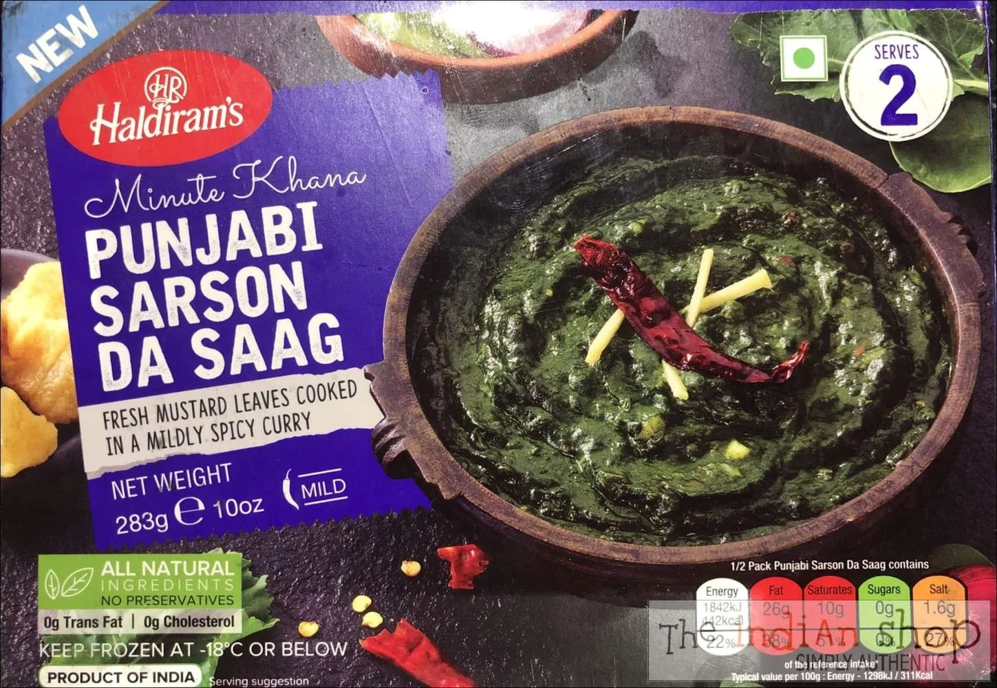 Haldiram's Punjabi Sarson da Saag 283g