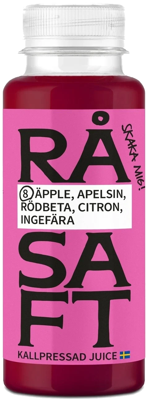 Rödbeta Äpple Apelsin Citron Ingefä