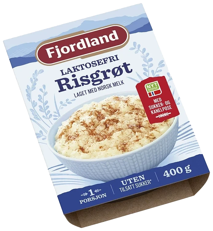 Risgrøt med sukker og kanelpose laktosefri  400g