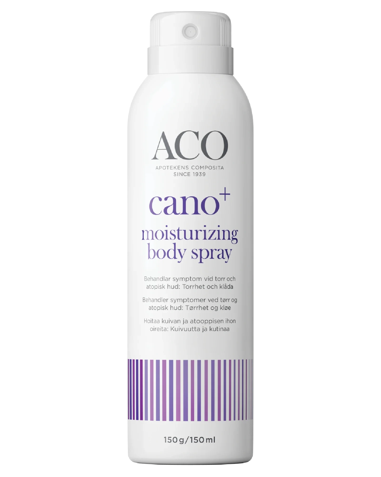 ACO Cano+ fuktighetsgivende kroppsspray 150 ml
