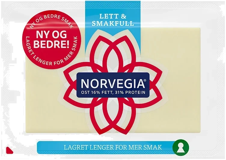 Norvegia lett 16% ca1kg   kg