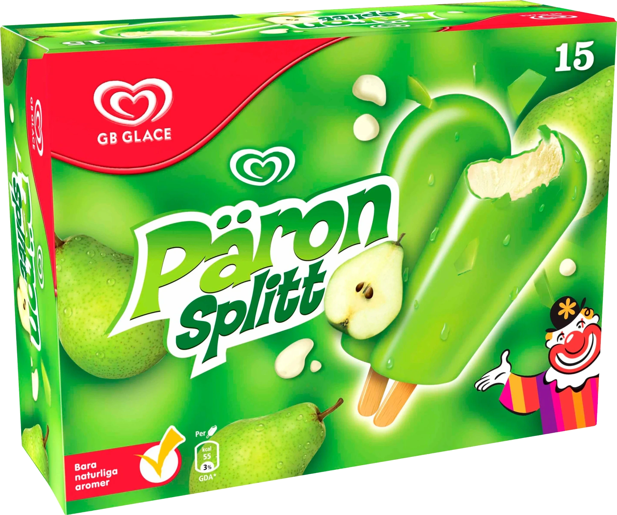 Päronsplitt 15p