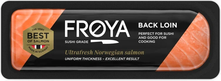 Laxfilé Färsk Back Loin Halv ca 180g Fröya