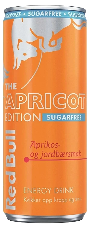 Red Bull Energidrikk Sf Aprikos 250ml boks