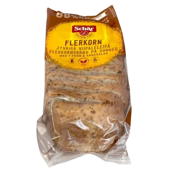Schar Flerkornbrød Skivet Glutenfri 300g