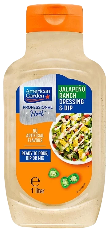 American Garden Ranch Jalapeno Dressing 1l